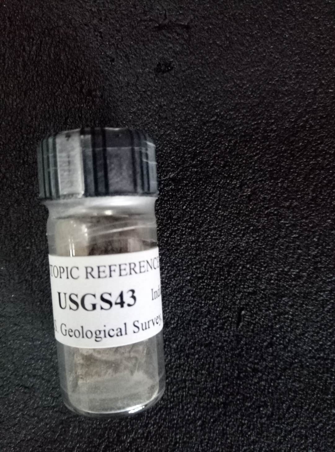 USGS43, Indian human hair powder  (< 60 mesh)	, 藏人发粉