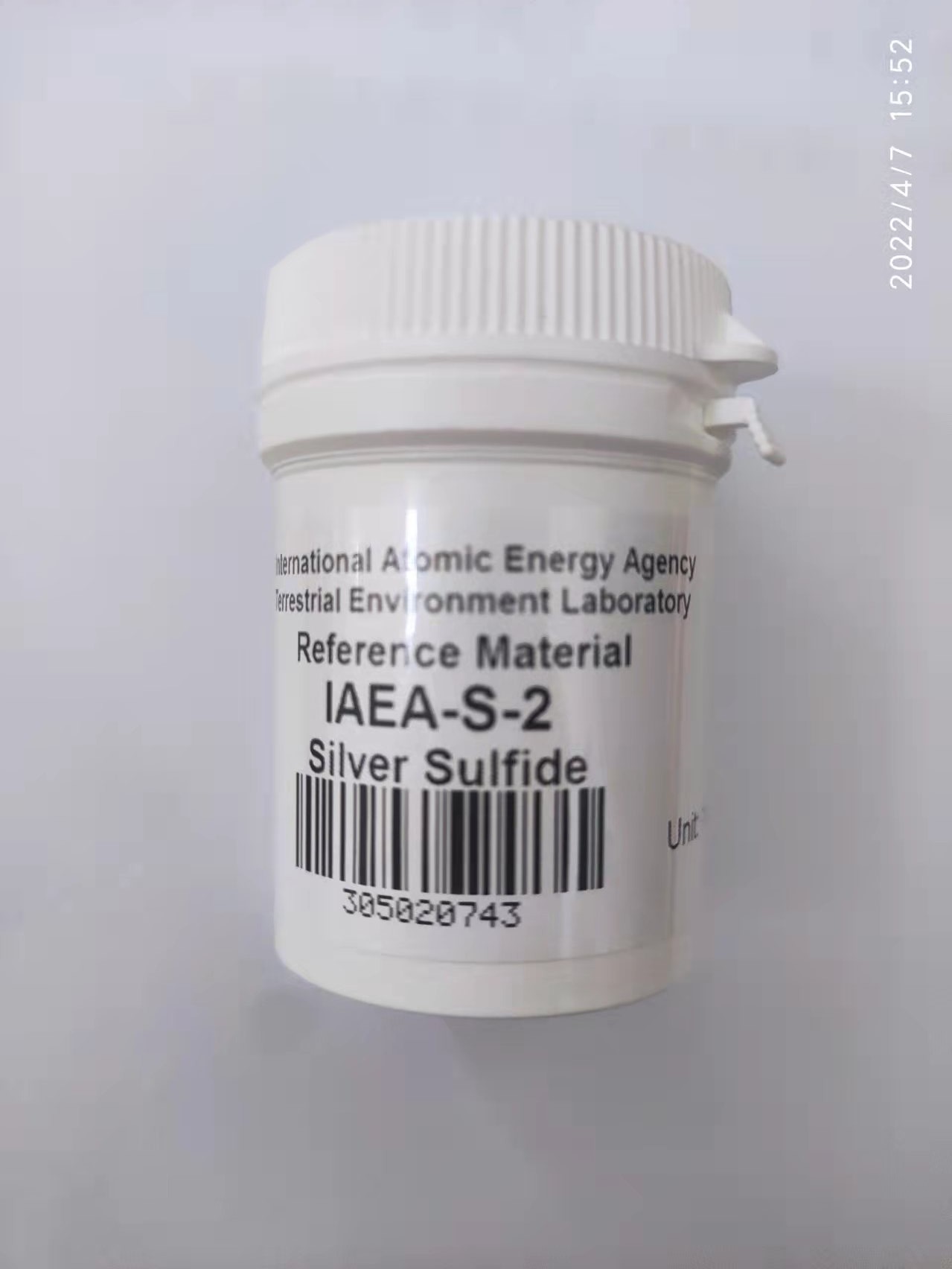 IAEA-S-2 , Silver Sulfide,硫化银,IAEA同位素标样